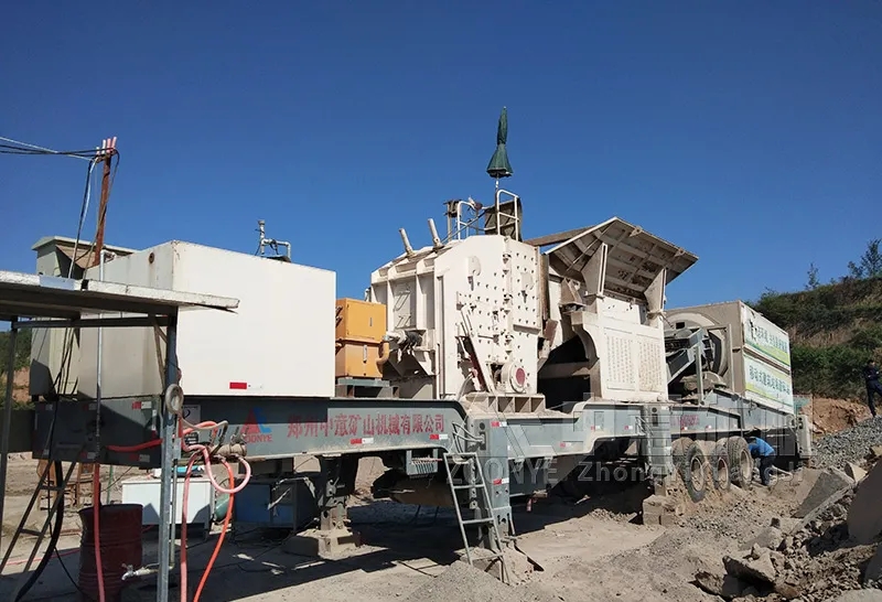 建筑垃圾處理現場